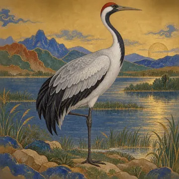 غرنيق: تصوّر فني حديث