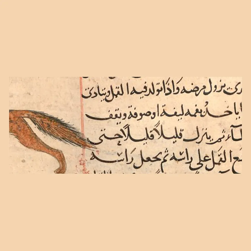 ثعلب: المنمنمة في المخطوط