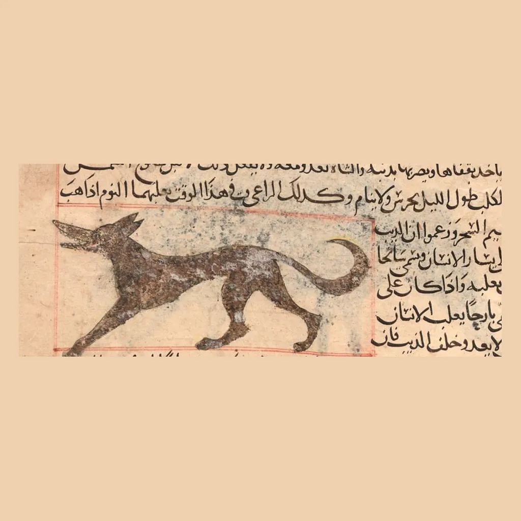 ذئب: المنمنمة في المخطوط