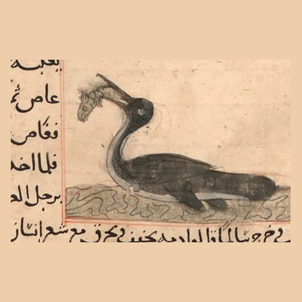 غواص: المنمنمة في المخطوط