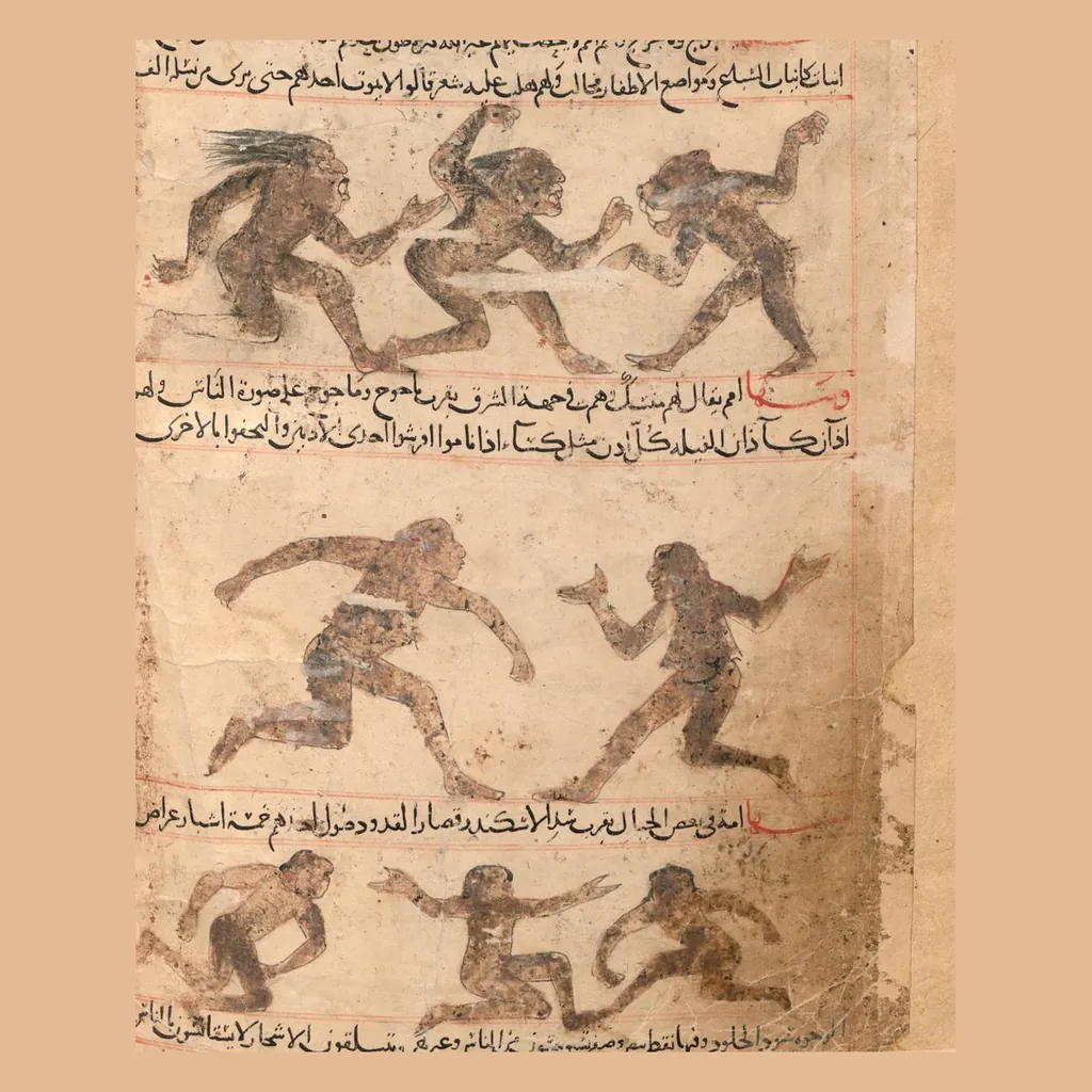 يأجوج ومأجوج: المنمنمة في المخطوط