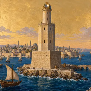منارة الإسكندرية: تصوّر فني حديث