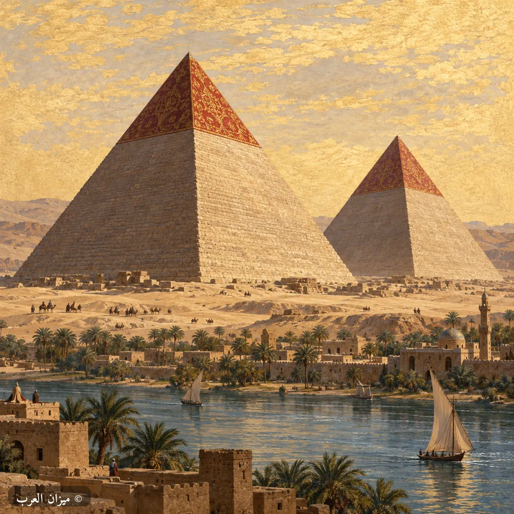 أهرام مصر: تصوّر فني حديث