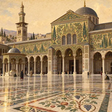 جامع دمشق: تصوّر فني حديث