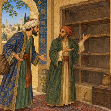 التاجر والحديد الذي أكلته الجرذان: تصوّر فني حديث