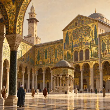 جامع دمشق: تصوّر فني حديث